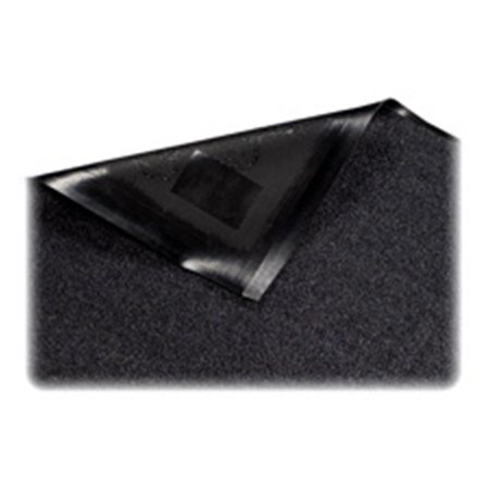 DWELLINGDESIGNS Indoor Mat- Nylon Carpet- Rubber Back- 3ft.x5ft.- Black DW509906